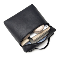 Pochette cosmétique multifonctionnelle en PU, forme D, petite, résistante à l'eau, avec logo personnalisé OEM/ODM, motif grain de litchi, portable, mini, pour voyage