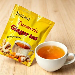 Thé instantané au gingembre <span class=keywords><strong>et</strong></span> au curcuma, naturel, à base de plantes, <span class=keywords><strong>sain</strong></span>, sachet de 18 g, boîte de 20 sachets - Product Image 3