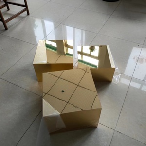 Chinaplas Acrylic Hộp plinth đứng tùy chỉnh kích thước vàng gương Acrylic Hộp hiển thị - Product Image 6