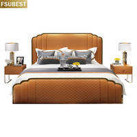 Роскошный каркас кровати с подсветкой Cama Yatak Letto Letti Bedden, мебель для спальни, каркас для спальни, двухместная кровать, двухместная кровать