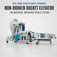 Séparateur gravimétrique simple 7-10 T/H 15BXM pour le nettoyage des grains et des semences avec structure de tamis gravimétrique et prix compétitif