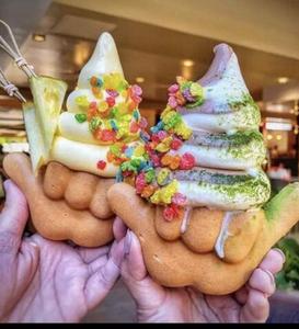 Thương Mại Snack Thực Phẩm Hòa Bình Ngón Tay Mini Waffle Maker <span class=keywords><strong>Ice</strong></span> Cream Cone Maker Taiyaki Máy Làm - Product Image 6