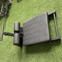 Banc de musculation compact Nordic Curl avec roulettes, idéal pour les salles de sport et les entraînements à domicile, rack de fitness réglable