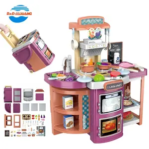 Nieuw Item 2 In 1 Opslag Multifunctionele Genieten Keukenkast Speelgoed Gelukkig Mist Keuken Speelgoed Koken