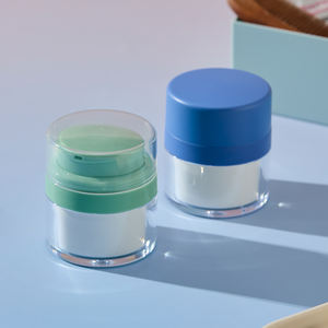 Lujo negro mate 15ml 30ml 50ml hombres paquete cosmético cuidado de la piel crema facial plástico botella de bomba de loción en aerosol sin aire - Product Image 5