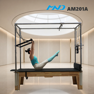 Cadillac de Pilates en Bois d'Hévéa MND Fitness – Équipement de Gymnastique pour l'Entraînement de la Flexibilité et de l'Équilibre, Idéal pour les Revendeurs d'Équipements de Studio à <span class=keywords><strong>Berlin</strong></span> - Product Image 1