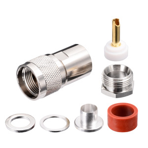 Conector UHF <span class=keywords><strong>PL</strong></span>-259 Macho con Abrazadera para Cable Coaxial LMR400 RG8 RG213 para Radio Baofeng, Radio CB, Conector de Antena - Product Image 5