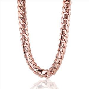 Miami Style Hot Sale Real <b>Solid</b> 925 Silver Hiphop Jewelry <b>Gold</b> Cuban Link Chain for Bracelet/necklace - Product Image 2