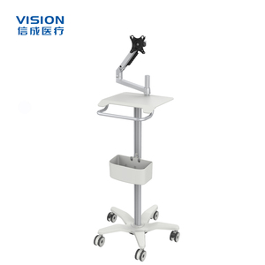 Tablette médicale en alliage d'aluminium <span class=keywords><strong>de</strong></span> style industriel Chariot <span class=keywords><strong>pour</strong></span> ordinateur <span class=keywords><strong>portable</strong></span> à prix d'usine Chariot médical avec <span class=keywords><strong>support</strong></span> métallique - Product Image 1
