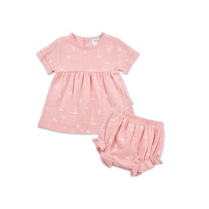 Nuovi vestiti per bambini gonna principessa gonna per bebè in mussola Set estate Baby Children Girls Summer Baby Dress Mini Short Print 8940 - Product Image 3