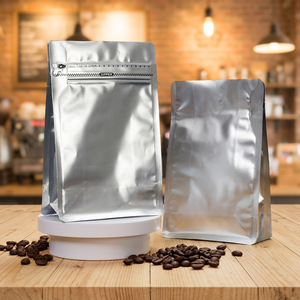 En stock: Bolsas de café de alta calidad de 50 piezas, grado alimenticio, 125g/250g/500g/1000g con válvula, ecológicas y a prueba de humedad para frutos secos y snacks. - Product Image 2