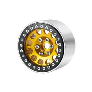 Moyeu de jante en métal 1.9 Beadlock pour voiture sur chenilles 1/10 RC SCX10 TRX4 D90 4WD, pièces de mise à niveau, 1 pièce