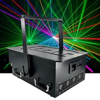 FEIYUEYUE Laser d'animation de scène étanche IP65 Pro 20W 30K RGB Pleine Couleur Contrôle DMX512 40CH Ra90 Extérieur