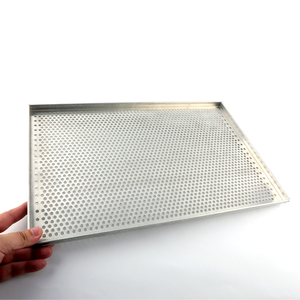 Fabricant de refroidissement en céramique en vrac vente en gros 60*40 60*80cm Plateaux de cuisson en aluminium perforé antiadhésif en métal pour boulangerie pain - Product Image 5