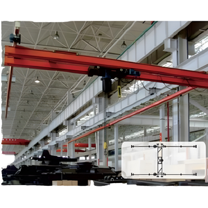 YUFEI Gru a Ponte a Doppia Trave di Alta Qualità, Ampiamente Utilizzata, con Carrello di Sollevamento da 10 Tonnellate - Product Image 1