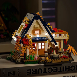 Ensemble de blocs de construction architecturaux en plastique pour maison miniature, jouets éducatifs pour adultes, kit de construction de cabane dans les arbres DIY - Product Image 5