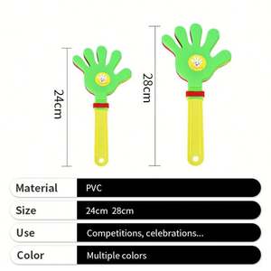 Aplaudidores de Plástico Coloridos al por Mayor - Artículos para Hacer Ruido en Eventos Deportivos, Fiestas de Cumpleaños, Premios en Juegos y Animación de Público - Product Image 4