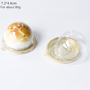 Clamshell Blister Food Dessert Box <strong>Container</strong> Packaging Custom Plastic PET Bath Bomb Packaging Transparent <strong>Cake</strong> Boxes Recyclable - Product Image 5