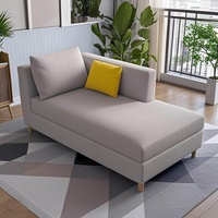 Canapé en bois en forme de L, design minimaliste moderne, revêtement en tissu technologique, personnalisable pour appartement
