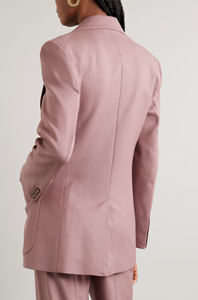 Abrigos de vestir de manga larga de moda para <span class=keywords><strong>mujer</strong></span> al por mayor OEM trajes de oficina abotonados personalizados ropa de abrigo informal - Product Image 4