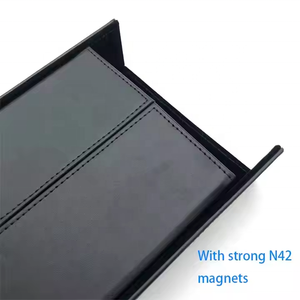 <span class=keywords><strong>Tour</strong></span> portable avec plateau, design pliable, rouleau à dés en cuir PU pour les jeux de table de rôle - Product Image 4