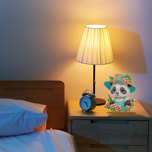 Kits de peinture diamant Ornements de bureau DIY <span class=keywords><strong>Panda</strong></span> Forme spéciale Cristal Diamant Art Table Stand Up 5D Gem Peinture pour la maison - Product Image 3