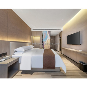 Precios Razonables, Juego de Muebles para Habitaciones de Hotel con Estante para Equipaje, Cama de Hotel Económica, Cama King Size, Muebles de Motel, Camas Individuales para Hotel - Product Image 2