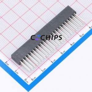 SSQ-123-03-T-D Pin Socket Through hole Component (THT),P=2.54mm Connector 2.54mm 2.54mm Through Hole Double Row - Product Image 2