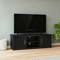 58 ''meuble TV bois moderne ferme centre de divertissement armoire de rangement multimédia Console salon chambre hôtel personnalisé