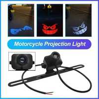 Feu arrière de moto, éclairage de plaque d'immatriculation LED, projecteur au sol, accessoires de décoration universels modifiés, feu stop