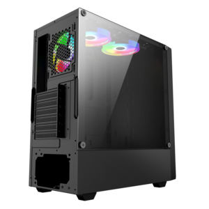Atx fabrication horizontale itx panneau avant en métal acrylique groupe motopropulseur tour de jeu <span class=keywords><strong>PC</strong></span> boîtier de jeu - Product Image 5