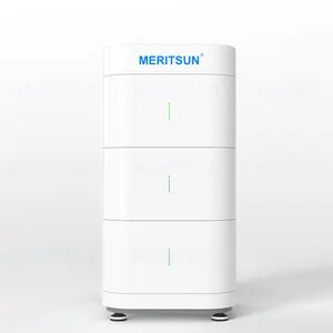 New Arrivals MeritSun Stacked Battery 10kwh 15kwh 20kwh 30kwh 40kwh Lithium Ion Battery Pack