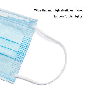 หน้ากากอนามัยคุณภาพสูงผ้าคอตตอนนอนวูฟเวนระบายอากาศได้ดีหน้ากากกันฝุ่นกันฝุ่นสำหรับแพทย์ - Product Image 6