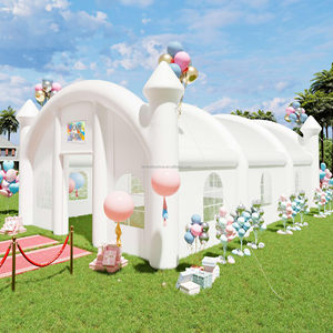 خيمة تجارية قابلة للنفخ ، خيام على طراز القلعة البيضاء للحفلات قماش أكسفورد متين لمخططي المناسبات وتأجيرها - Product Image 1