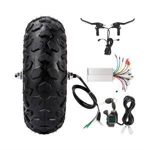 Kit de motor de cubo motorizado de 36V 48V y 14.5 pulgadas con alto par y baja velocidad para carro de mano y carrito - Product Image 1