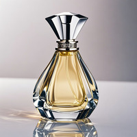 Bouteille de parfum en verre transparent de luxe de haute qualité 30ml-100ml tailles rouleau atomiseur emballage poli diffusant des huiles essentielles