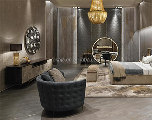 Armoire <span class=keywords><strong>TV</strong></span> de luxe multifonctionnelle, 1 pièce, en acier inoxydable, avec pieds en marbre, étagères latérales de rangement personnalisées - Product Image 6