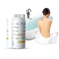 Kit de bandelettes de test de spa de piscine de haute qualité pour le pH chlore total sans chlore dureté totale test de qualité de l'eau à l'acide cyanurique