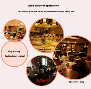 فرن هواء ساخن تجاري كهربائي مكون من 5 أدراج + خزانة عازلة مبردة بطبقة واحدة + 12 صينية - Product Image 4