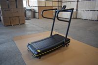 Tapis de course incurvé non motorisé robuste pour entraînement physique à domicile, équipement commercial BNGym CrossFit Box Hyrox