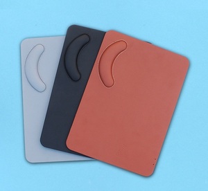 Souris sans fil avec support de poignet ergonomique créatif en cuir PU confortable, chargeur sans fil 15W Qi rapide en stock, utilisation au bureau - Product Image 5