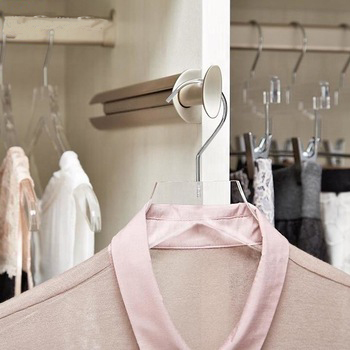 Оптовая продажа, прозрачные пластиковые вешалки для одежды из акриловой ткани