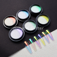 Toptan Polyester Aurora Pigment Toptan Opal Sim Tozu Epoksi Reçine El Sanatları Noel Süsleri için