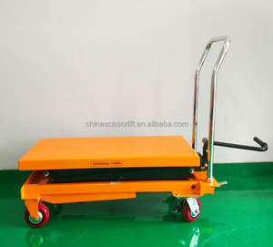 Kleine Schaar <span class=keywords><strong>Pallet</strong></span> Hand Opheffen Hydraulische Vouwbare <span class=keywords><strong>Trolley</strong></span> Voor Het Verwijderen Van Lading - Product Image 4