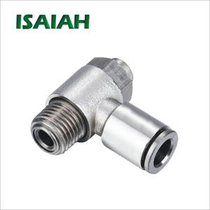 Valvola di controllo della velocità dell'aria regolabile pneumatica acceleratore a rotazione libera raccordi in ottone e plastica in acciaio inossidabile - Product Image 4