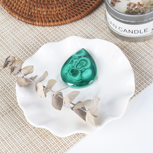 Colgantes de Cristal de Alta Calidad, Malaquita Pulida, Piedras Naturales, Colgante de Piedra Curativa, Chakra, Joyería de Malaquita Verde en Bruto - Product Image 2