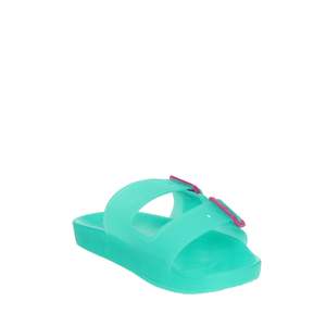 รองเท้าแตะผู้หญิงแบบสวม Art รุ่น SASS240762 สีเขียวอมฟ้า - Product Image 5