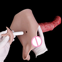 Dildo de caballo estilo tanga para mujeres y parejas, juguete de placer interactivo con diseño vibrador, múltiples opciones disponibles.