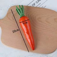 Réplique réaliste de carotte artificielle pour la décoration de restaurants, la présentation en cuisine domestique, accessoire de photographie culinaire, fournitures de merchandising visuel
