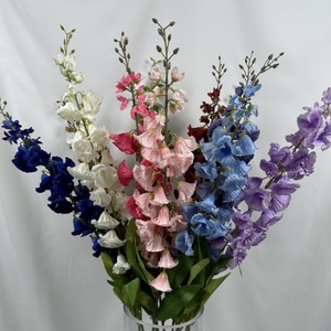 Campanula Artificial Blanca Larga FL-843, <span class=keywords><strong>Campanilla</strong></span> de Seda, Decoración de Campanas de Viento, Flores Artificiales para Boda - Product Image 1